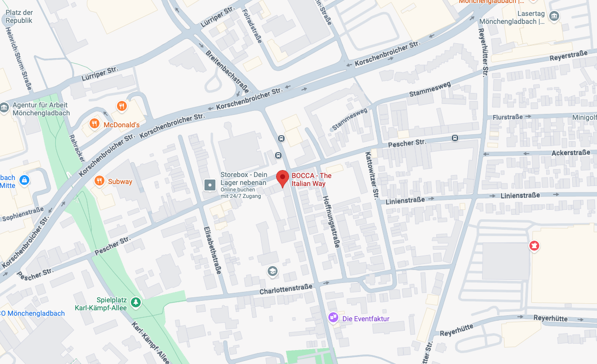 Bocca auf Google Maps